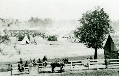 Kamp Winfield Scott, bij Yorktown, 3 mei 1862 door Mathew B. Brady